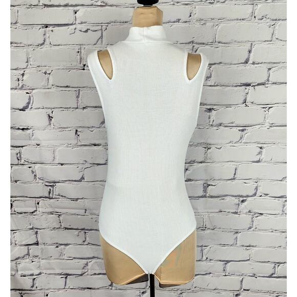 Free People Intimately cut-out Bodysuit Womens S Ribbed Sexy - Picture 2 of 5